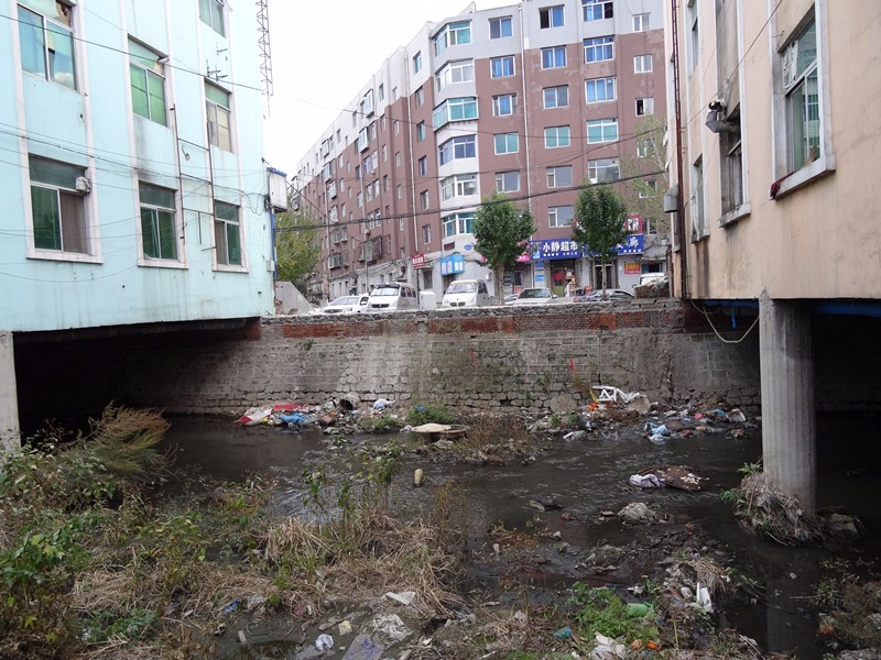 仙人河(老百姓口中的半截河)河道内存在直排,溢流,堆放垃圾等现象