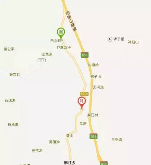 s216线永连公路麻江路段实行交通管制