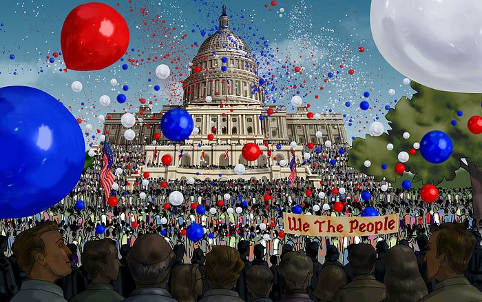 美国独立日庆典,15,000新公民宣誓入籍