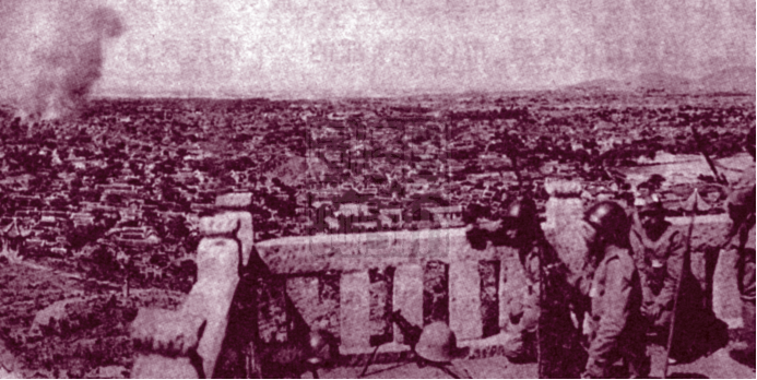 城市被轰炸后面目全非:日军占领徐州前大肆轰炸