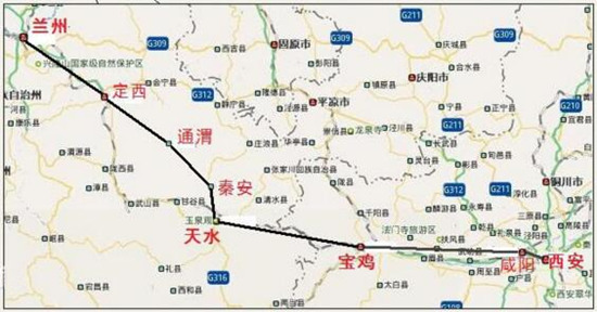 宝兰高铁7月上旬开通运营 西北旅游将翻新篇章(组图)图片