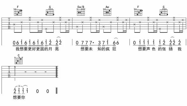 奇妙能力歌吉他谱简谱_奇妙能力歌吉他谱(2)