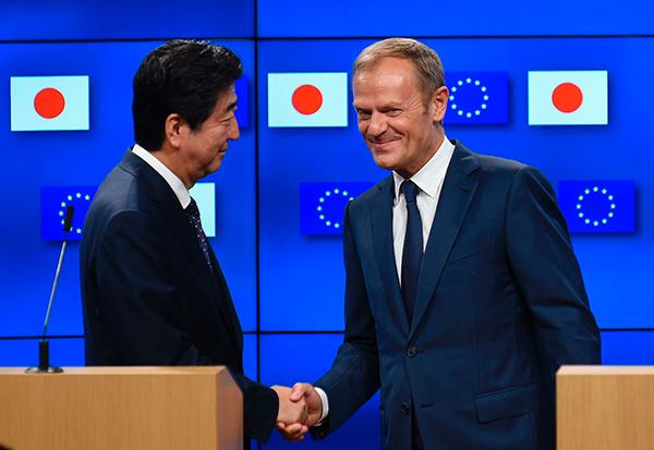 欧盟日本在G20前敲定自贸协定:经济总量占全