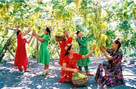 国家5a级景区, 主要水源为高山融雪, 因盛产葡萄而得名, 是新疆吐鲁番