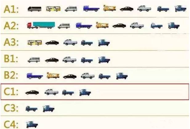5吨以下载货汽车c1驾照可以开.货车总长度不能超过6米.3.