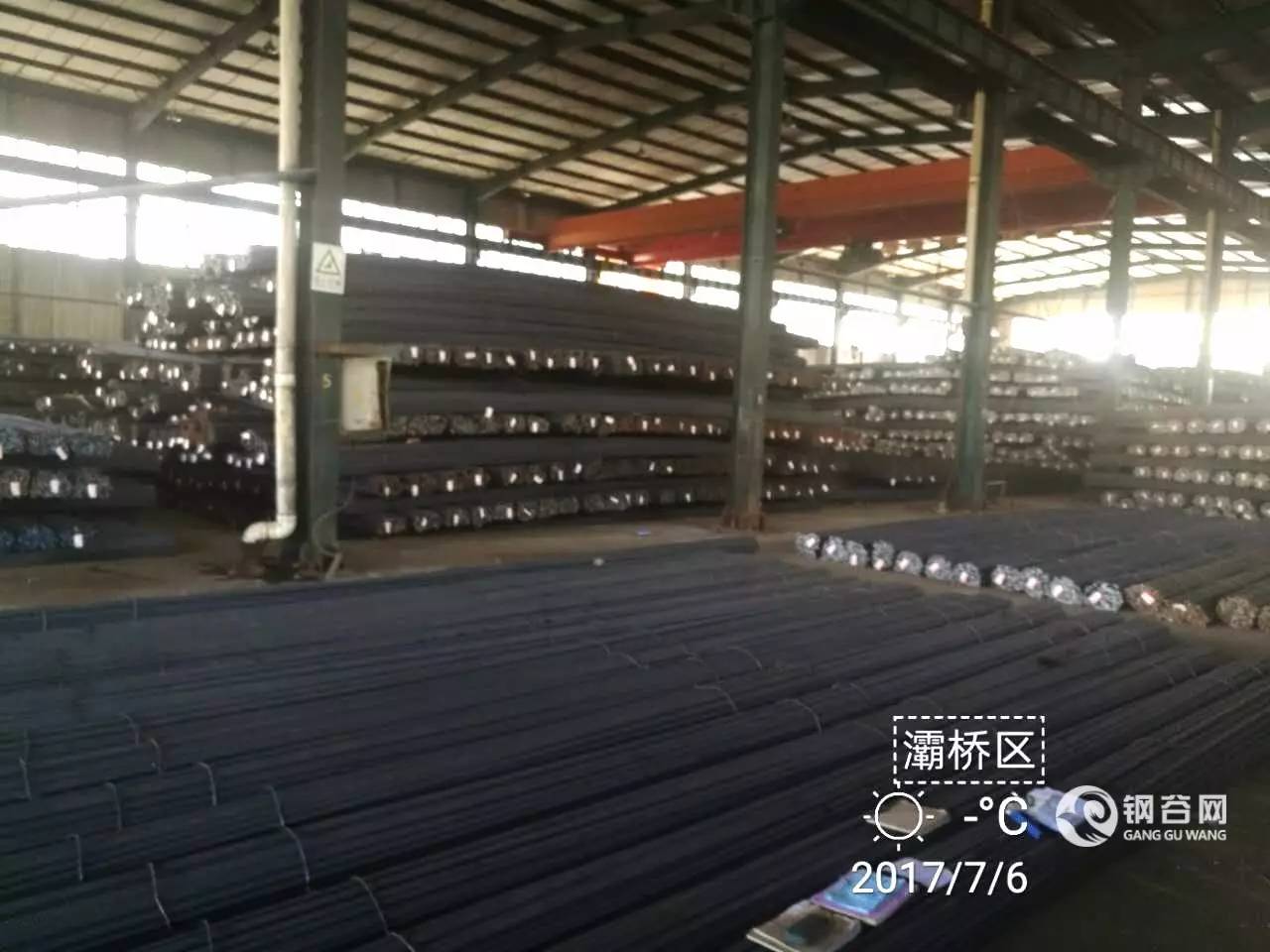 钢厂到货量增加西安建材库存连续两周小幅回升西安建筑钢材库房调研