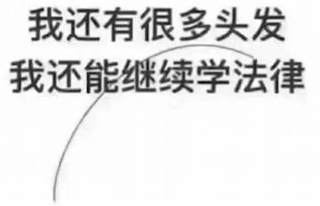 "当初是脑子有坑了才选了法学".