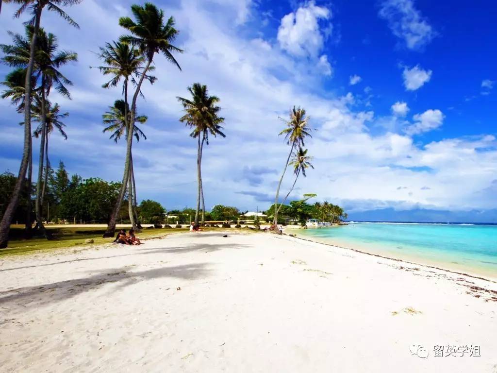 塔希提岛茉莉雅岛(temae beach)