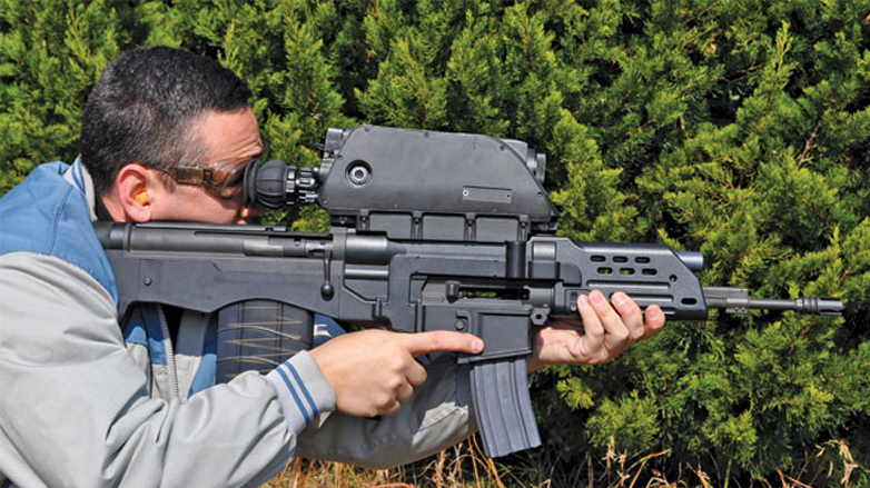 这是韩国的k11双口径步枪,k11的灵感来自