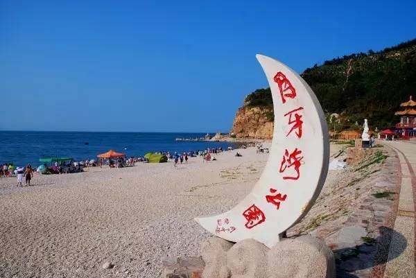 长岛半月湾开发区金沙滩探寻八仙,品尝红酒,海鸥伴飞海上游,海岛休闲