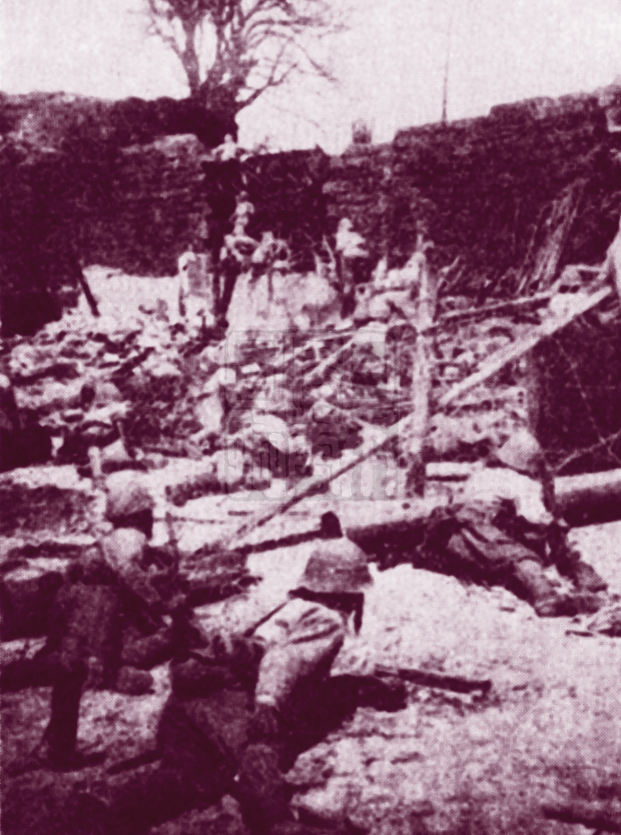 鄱阳湖畔，处处残垣断壁：日军铁蹄践踏后的江西各地