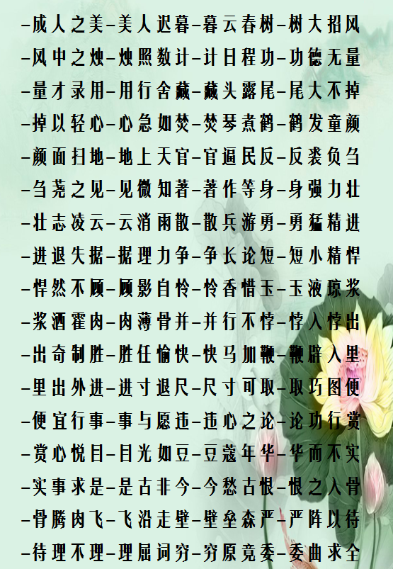 成语什么然而_不接是什么成语(3)