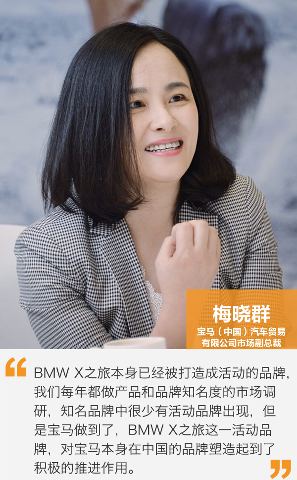 梅晓群:体验式营销再升级 bmw x之旅开启新征程