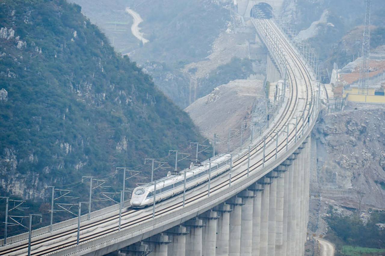 железная дорога в китае