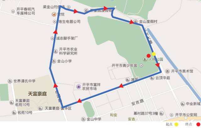 线路一(人民公园环线)