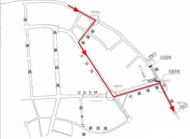 瓯江路-香源路-会展路-七都接线-瓯江路线路行驶