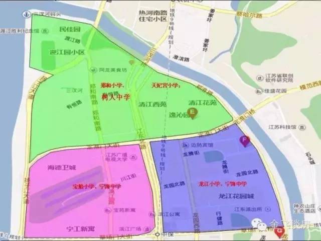 (龙江板块学区分布) 不是龙江所有的小区能都上树人学校,我整理了