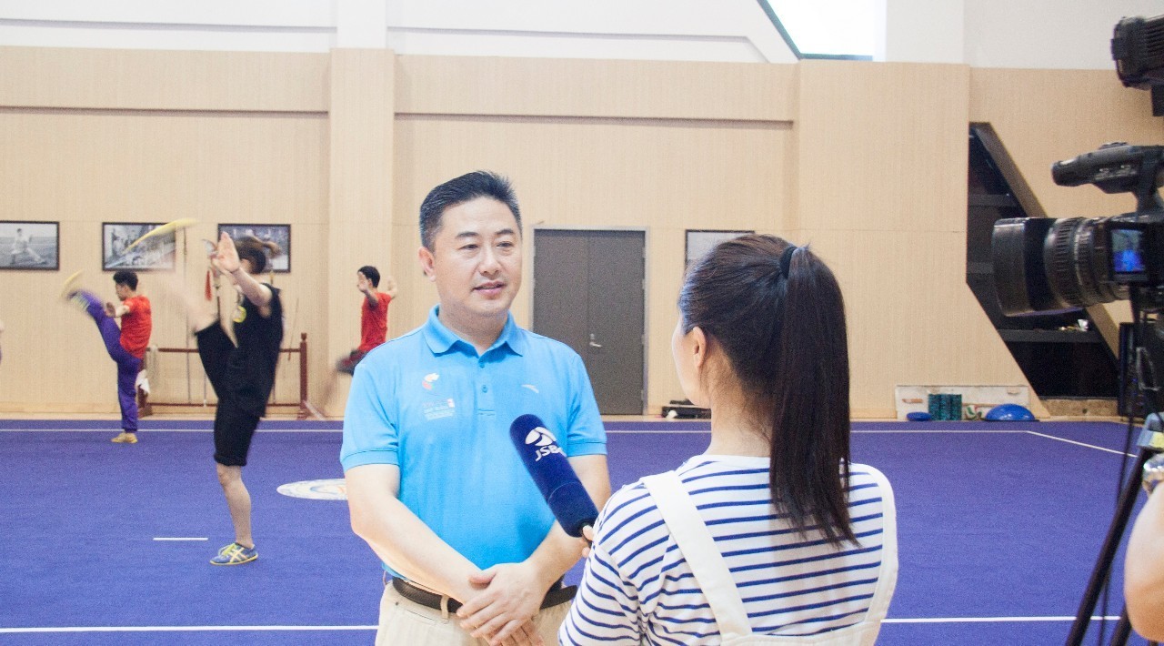 带队老师—江苏省学生武术队总教练,南京农业大学体育部张东宇老师