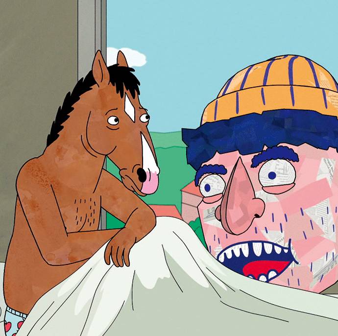 《马男波杰克》(bojack horseman,2014)摘要曾经是 1990 年代一部成功