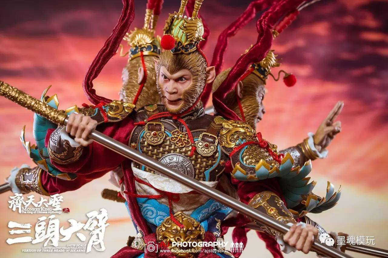 inflames toys 1/6 西游记系列 孙悟空 齐天大圣之三头六臂.