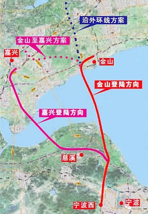 嘉兴方案,始于宁波西(新建),将穿过慈溪,对于慈溪人来说去上海将更加