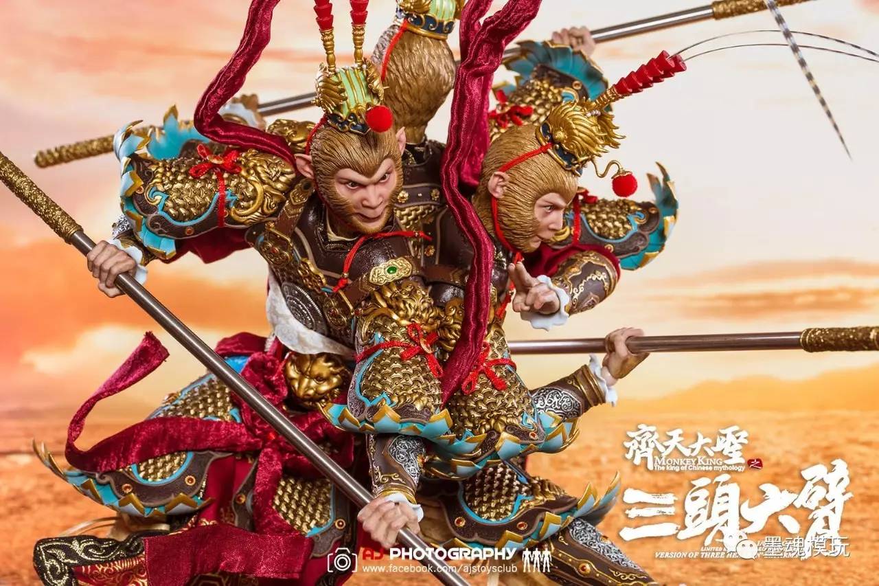 inflames toys 1/6 西游记系列 孙悟空 齐天大圣之三头六臂.