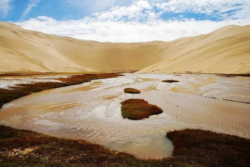 库木库里沙漠是世界上海拔最高的大沙漠,其海拔高度在3900—4700米