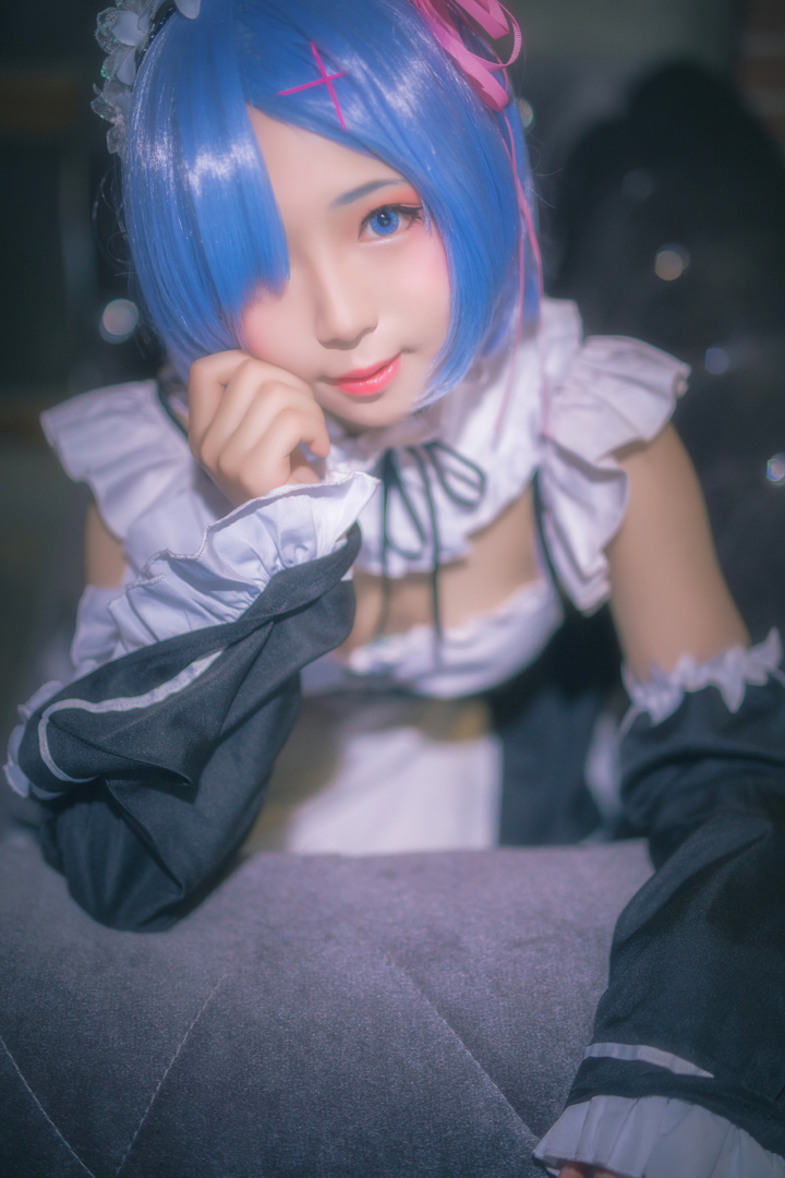 从零开始的异世界生活雷姆女仆cosplay 雷姆真人美图