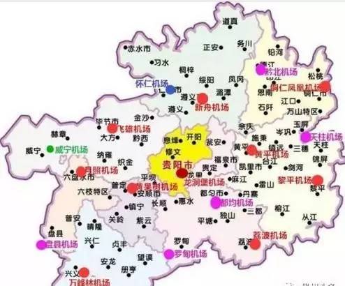 贵州这10个地方都要修机场,盘州都有两个,2030年,要航空县县通!