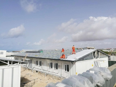 昨日,记者从扬州经济技术开发区获悉,中国驻索马里大使馆新馆舍是由