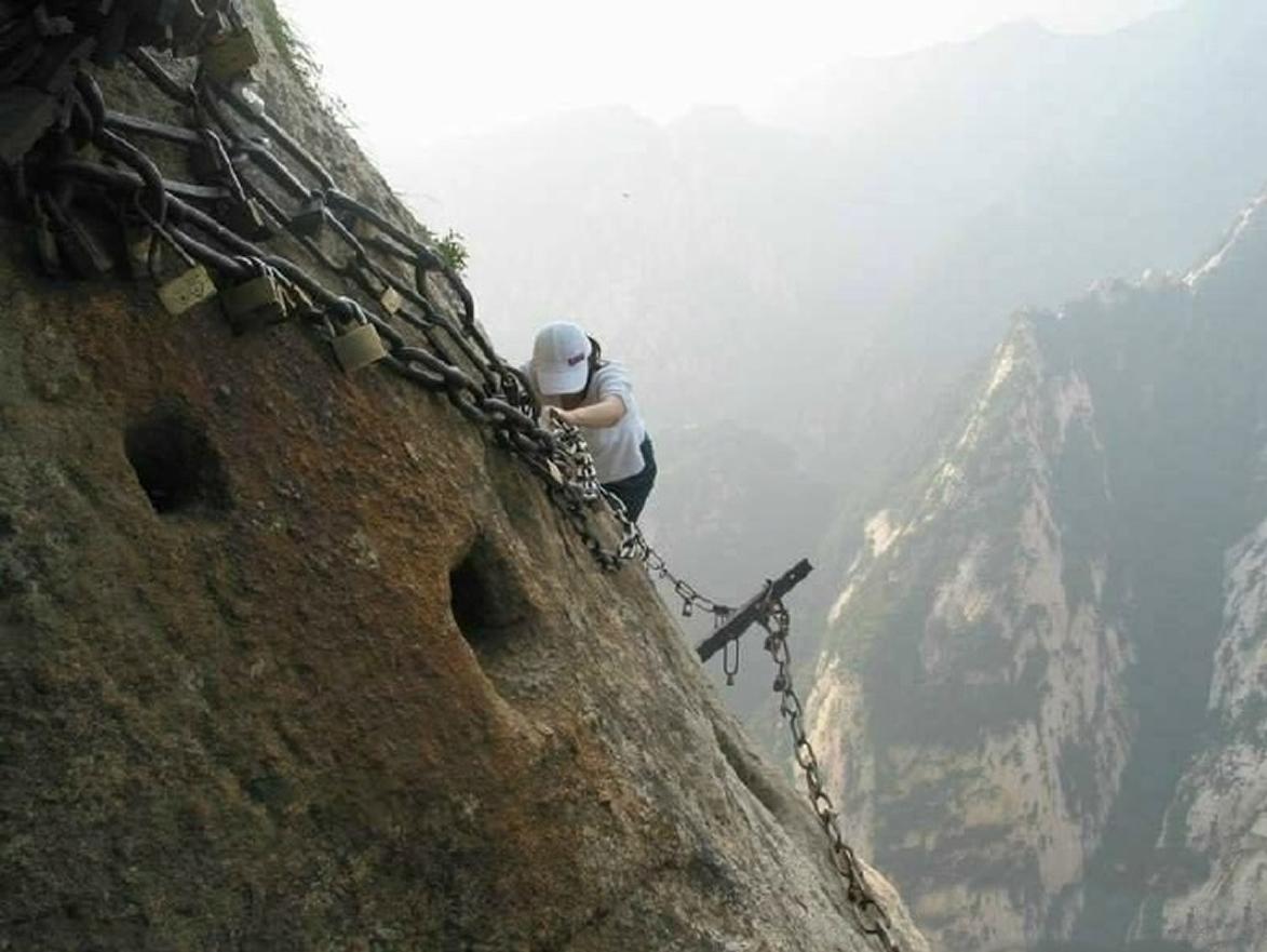 刺激不刺激?徒步登过华山长空栈道才知道