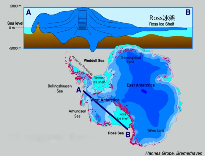 南极冰山崩裂,地图要重新绘制,会致海平面上升吗