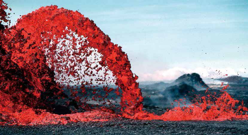 美国地质调查局1984 年3 月25 日,美国夏威夷mauna loa 火山喷发