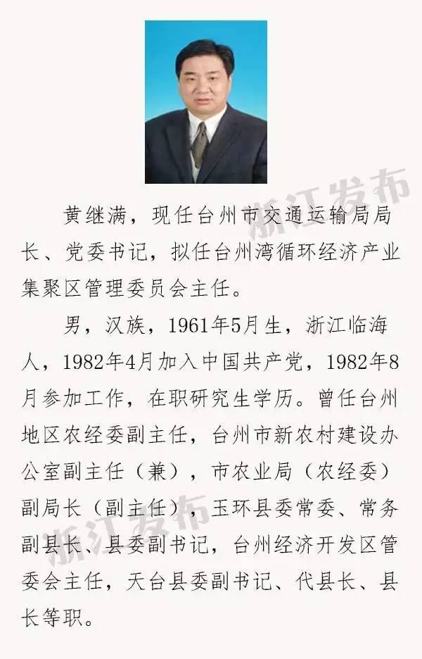 尹学群拟任浙江金华市委副书记,提名为市长候选人