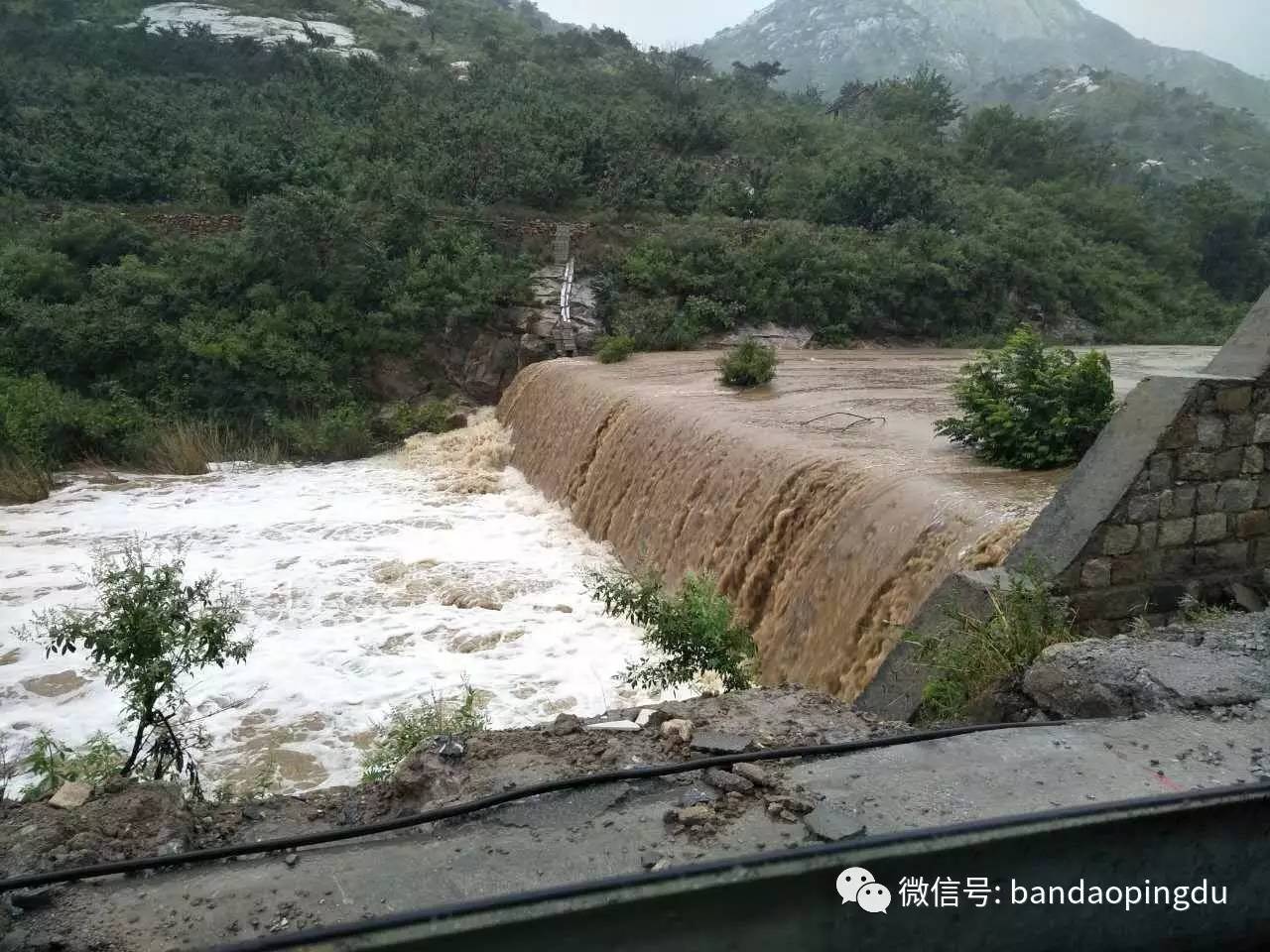 永远在路上的平度大雨终于落地,五万方水入水库!你家的雨下的大吗?