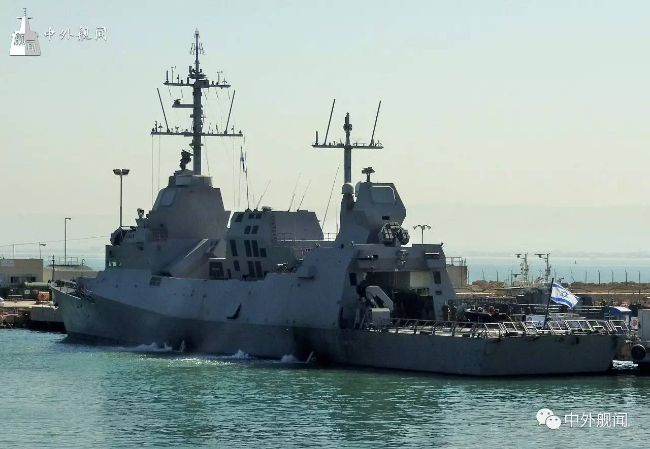 【今日舰闻】升级改装后的以色列海军萨尔5型轻护哈尼特号近况图