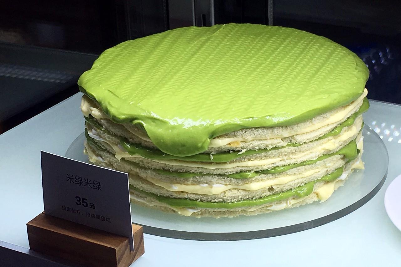 新加坡必打卡绿蛋糕,国宝级甜品_绿色食品