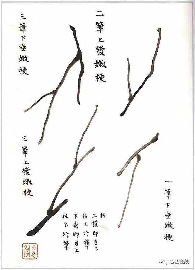 芥子园画谱——《梅谱》