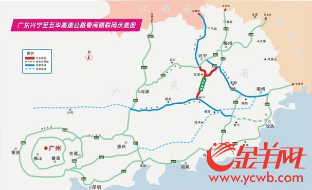 兴宁至五华高速公路预计9月底建成通车