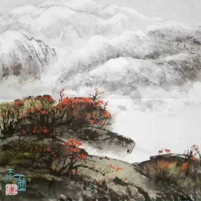 西域山水 | 情系瀚海墨洒天山—新疆著名军旅画家孙立新