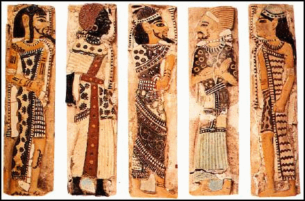 拉美西斯三世的外国俘虏:利比亚人,努比亚人,叙利亚人,shasu贝都因人
