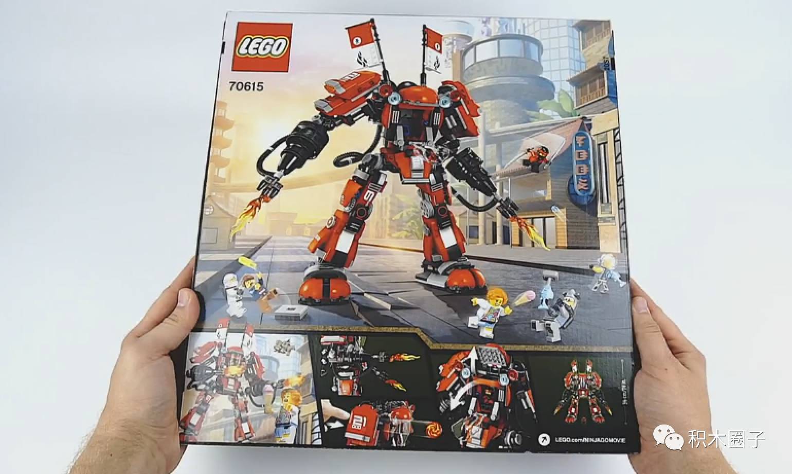 lego 70615 爆炎机甲 继续忍者大电影评测!