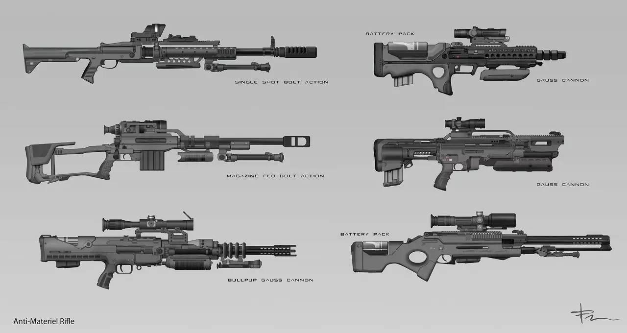 枪械设定 | 概念设计师tj frame作品欣赏-7.game