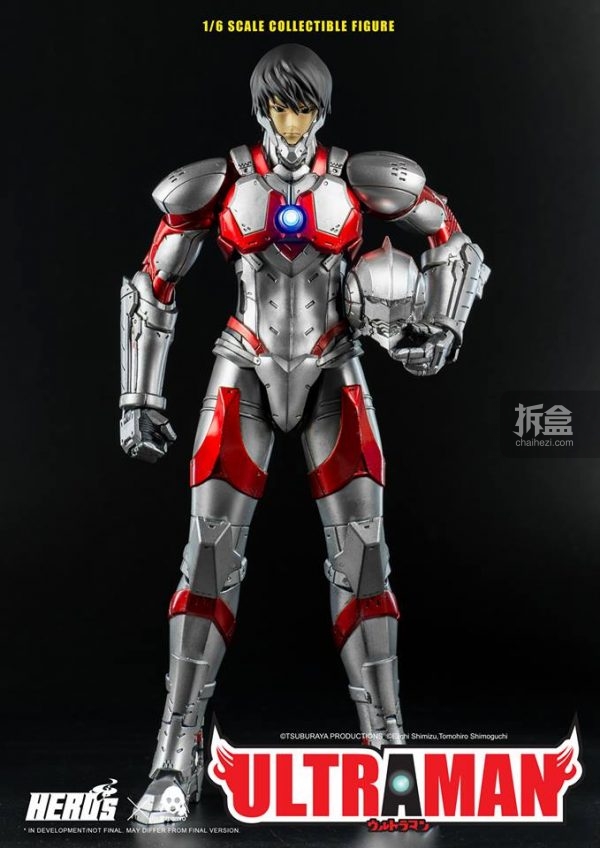 threezero 1/6 ultraman suit 奥特曼可动人偶 最新试