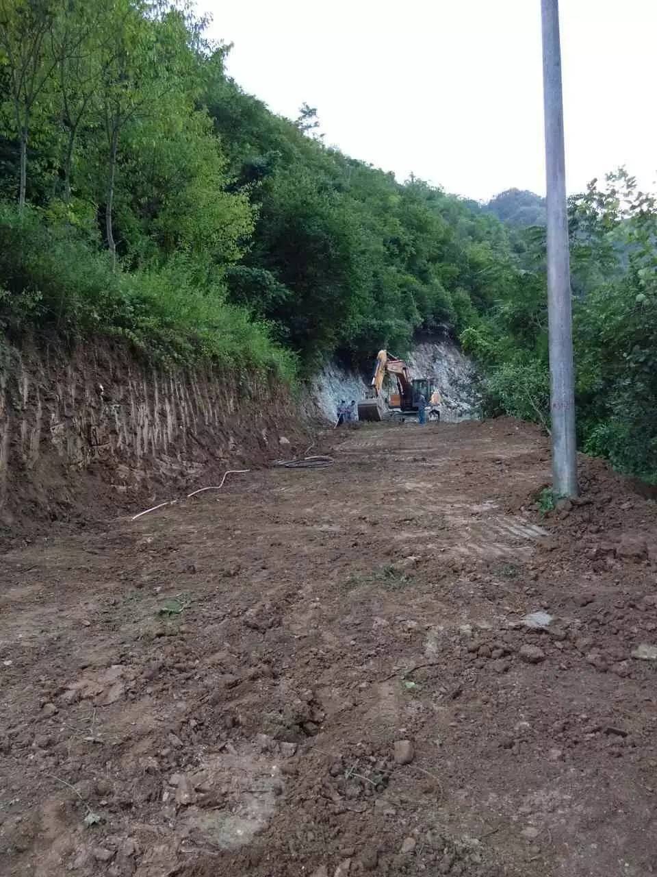 好消息!略阳县金家河镇走马村修建村建道路,预计年底完成硬化