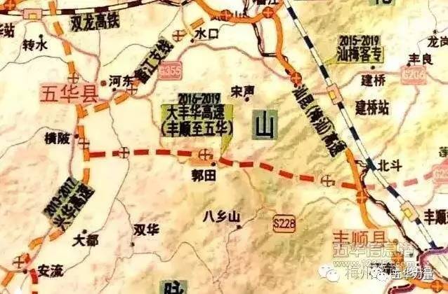 五华将再增2条高速公路,经过的这些镇已开始征地拆迁!