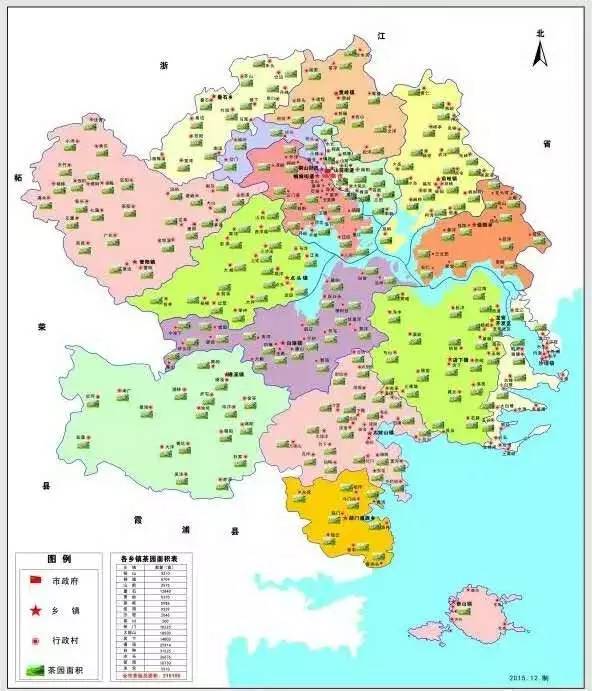 美食 正文  ▼ 福鼎各乡镇茶园面积表 数据来源:福鼎市茶业局 (单位