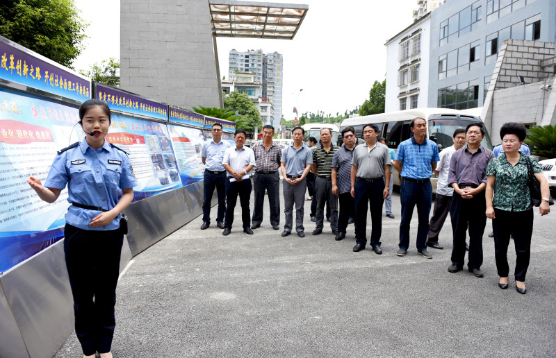 检查组先后到大关镇,观音洞镇大元村,黔西县公安局,通过实地检查