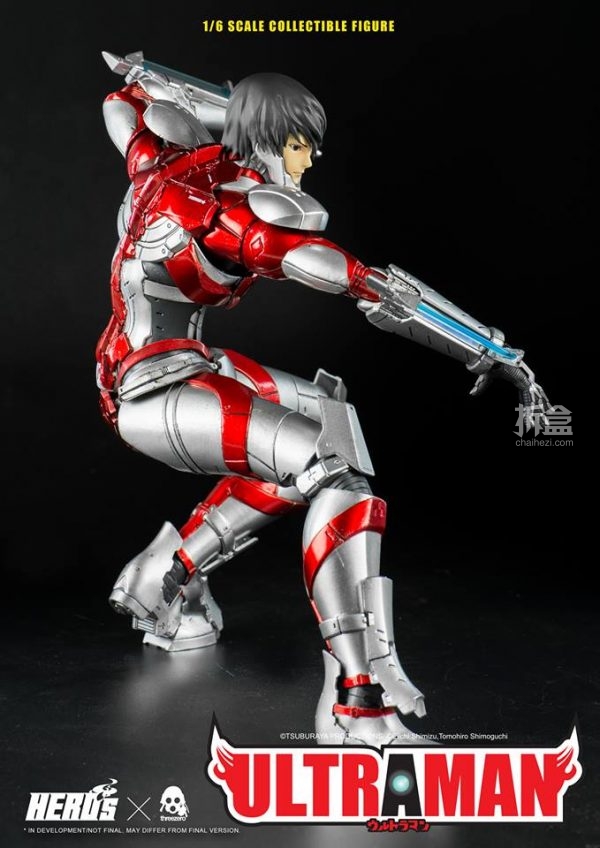 threezero 1/6 ultraman suit 奥特曼可动人偶 最新试