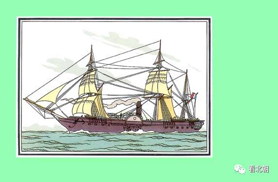 丁丁历险记版船舶演进史蒸汽明轮船时代18201842